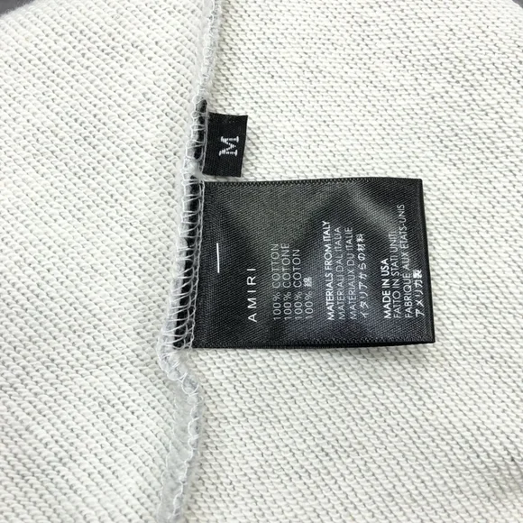 AMIRI printed terry hooded sweatshirt